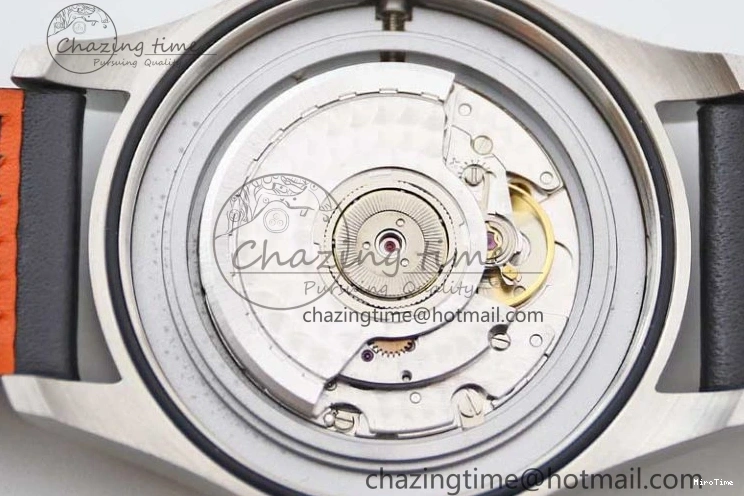 MIROTIME 0311 Vibrant Mark XVIII IW327001 SS M+F 1:1 Best Edition Black Dial on Black Leather Strap A 7055